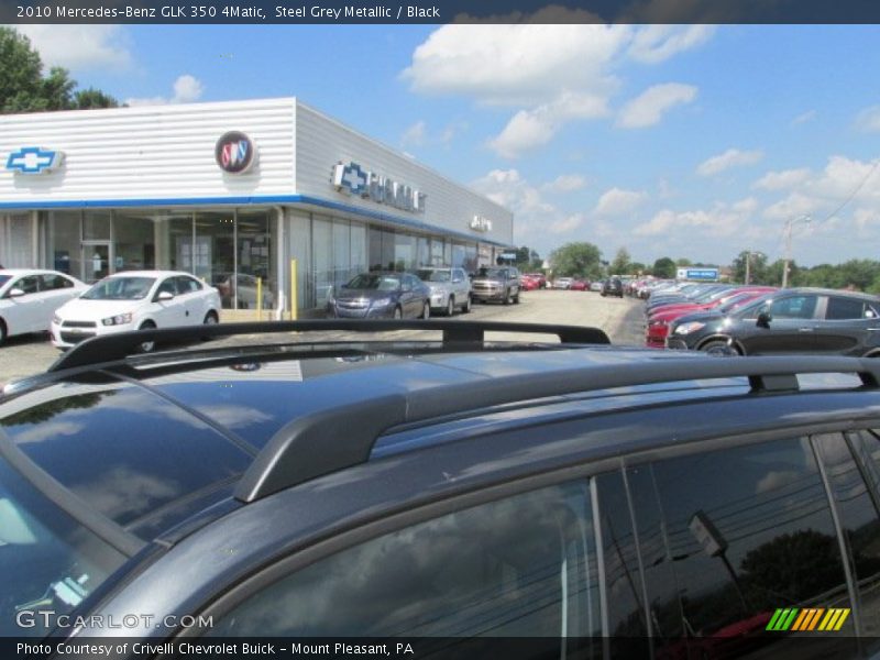 Steel Grey Metallic / Black 2010 Mercedes-Benz GLK 350 4Matic
