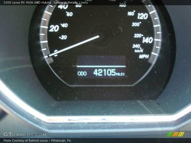 Savannah Metallic / Ivory 2006 Lexus RX 400h AWD Hybrid