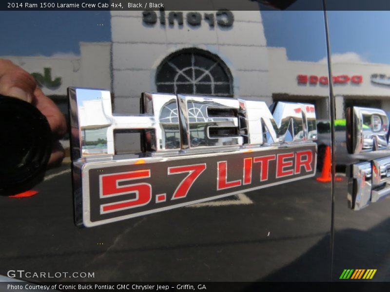 Black / Black 2014 Ram 1500 Laramie Crew Cab 4x4