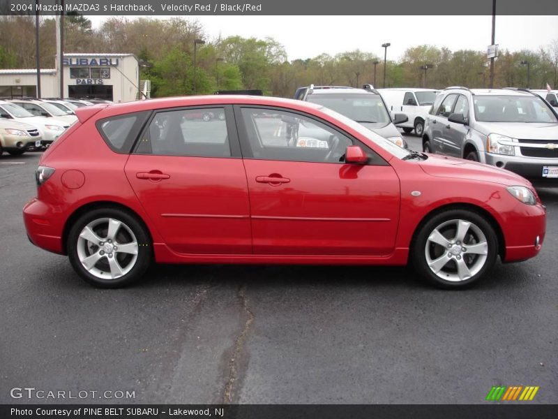 Velocity Red / Black/Red 2004 Mazda MAZDA3 s Hatchback
