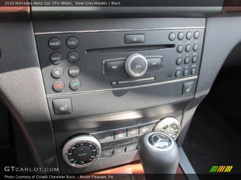 Steel Grey Metallic / Black 2010 Mercedes-Benz GLK 350 4Matic