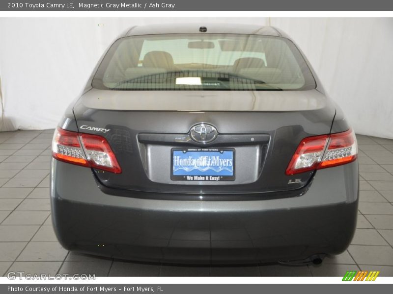 Magnetic Gray Metallic / Ash Gray 2010 Toyota Camry LE