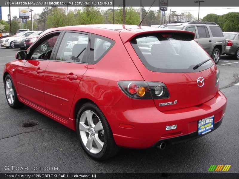 Velocity Red / Black/Red 2004 Mazda MAZDA3 s Hatchback