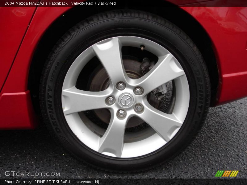 Velocity Red / Black/Red 2004 Mazda MAZDA3 s Hatchback