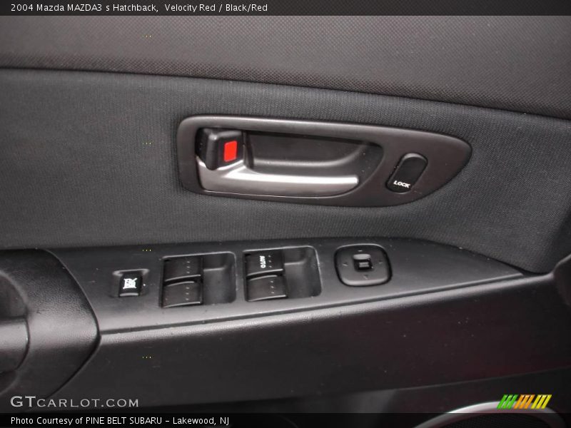 Velocity Red / Black/Red 2004 Mazda MAZDA3 s Hatchback