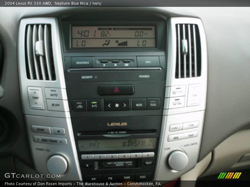 Neptune Blue Mica / Ivory 2004 Lexus RX 330 AWD