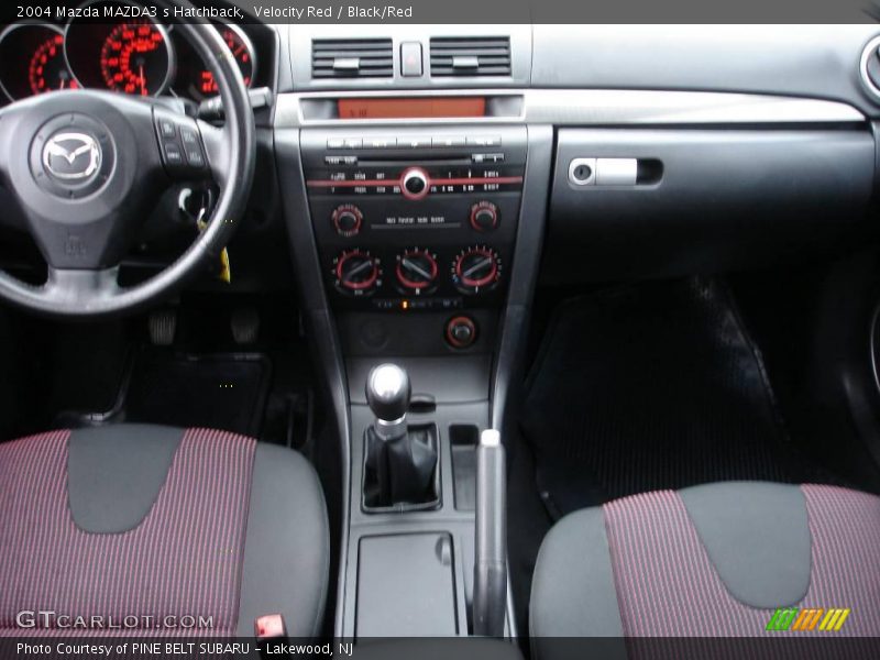 Velocity Red / Black/Red 2004 Mazda MAZDA3 s Hatchback