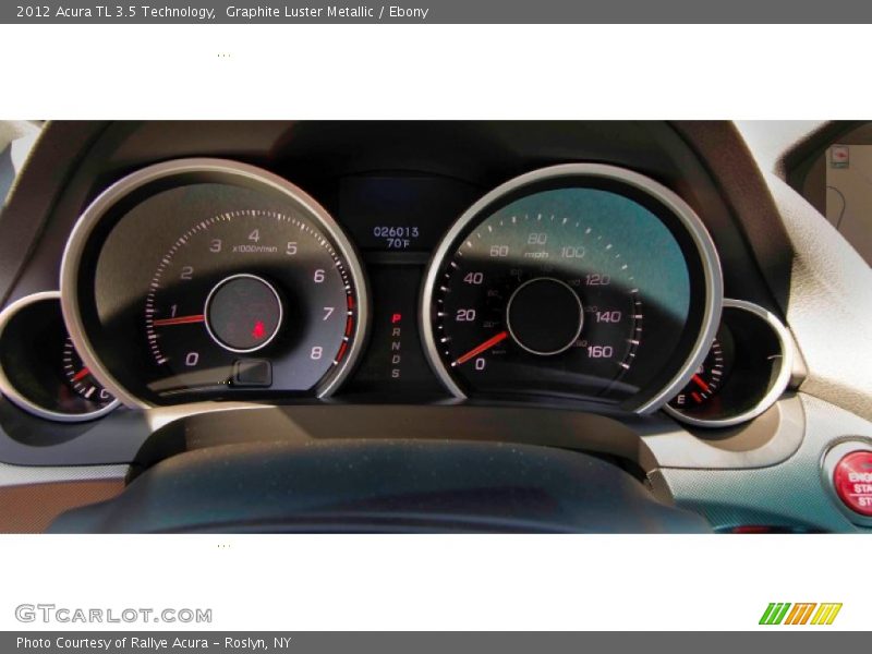 Graphite Luster Metallic / Ebony 2012 Acura TL 3.5 Technology