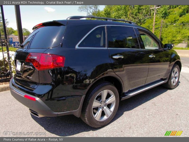 Crystal Black Pearl / Taupe 2011 Acura MDX Technology