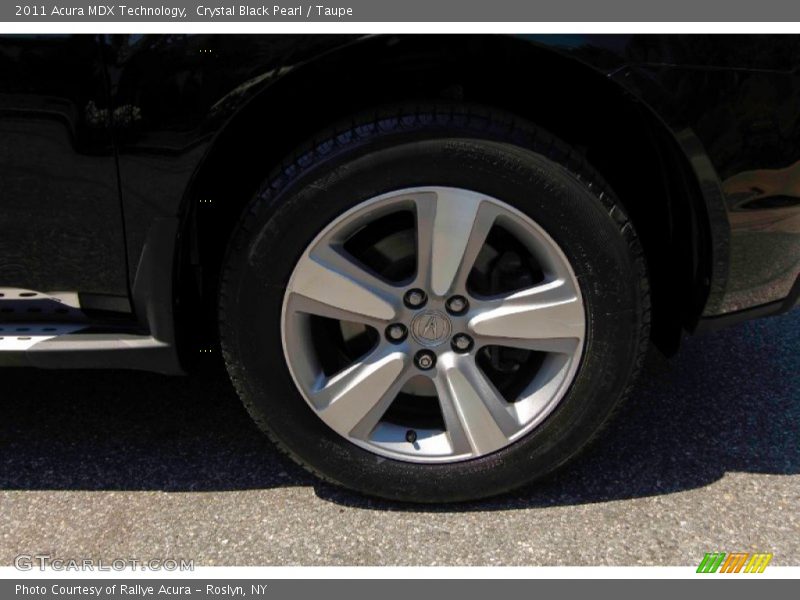 Crystal Black Pearl / Taupe 2011 Acura MDX Technology