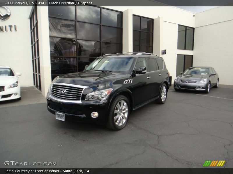 Black Obsidian / Graphite 2011 Infiniti QX 56 4WD