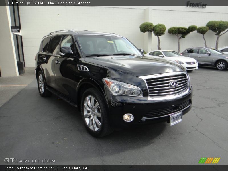 Black Obsidian / Graphite 2011 Infiniti QX 56 4WD