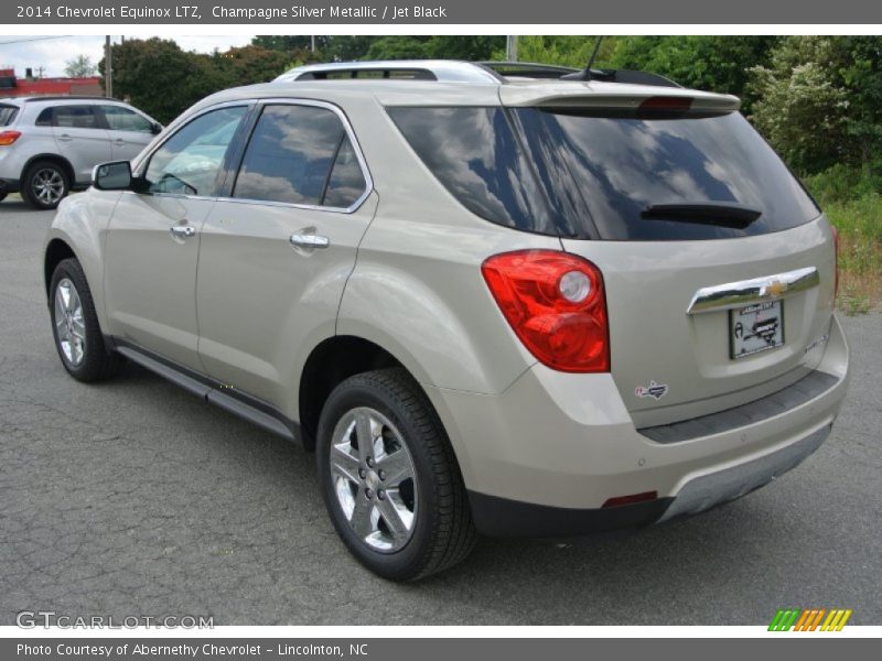 Champagne Silver Metallic / Jet Black 2014 Chevrolet Equinox LTZ