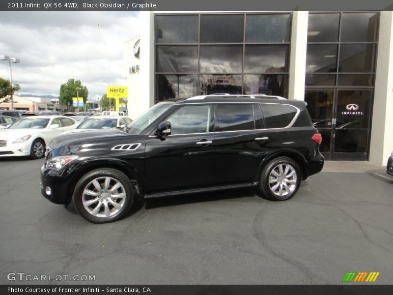 Black Obsidian / Graphite 2011 Infiniti QX 56 4WD