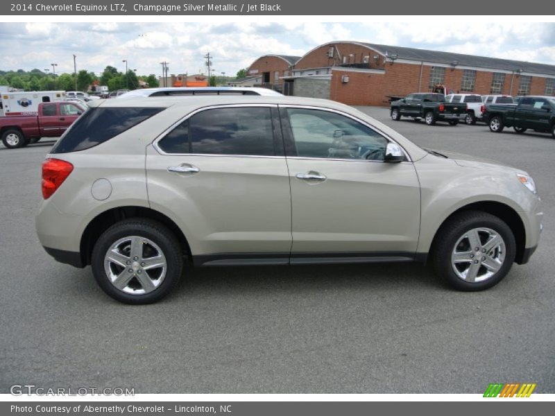 Champagne Silver Metallic / Jet Black 2014 Chevrolet Equinox LTZ