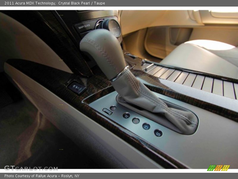 Crystal Black Pearl / Taupe 2011 Acura MDX Technology