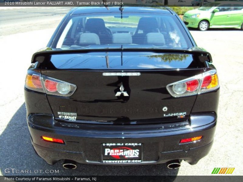 Tarmac Black Pearl / Black 2010 Mitsubishi Lancer RALLIART AWD