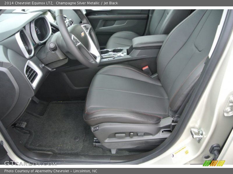 Champagne Silver Metallic / Jet Black 2014 Chevrolet Equinox LTZ