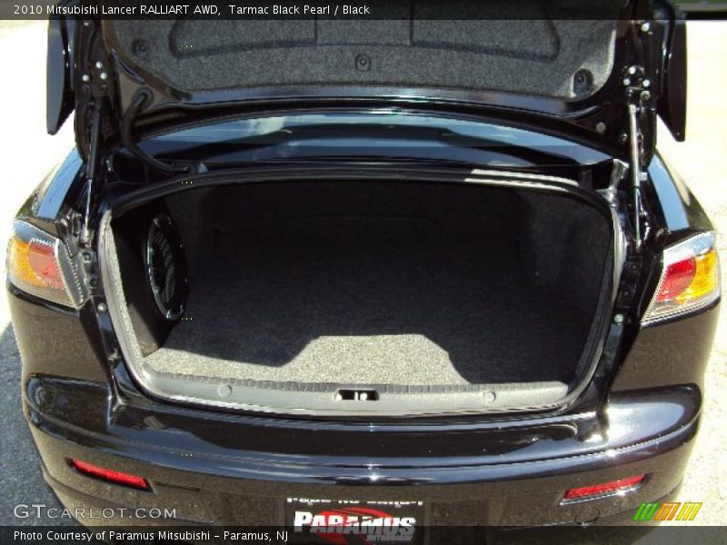 Tarmac Black Pearl / Black 2010 Mitsubishi Lancer RALLIART AWD