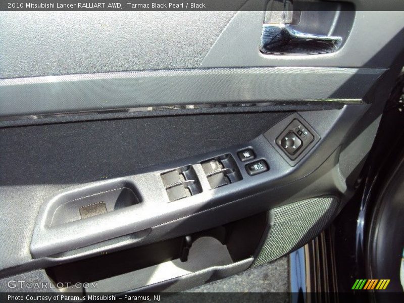 Tarmac Black Pearl / Black 2010 Mitsubishi Lancer RALLIART AWD