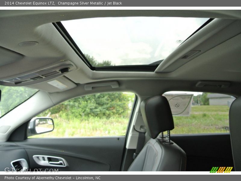 Champagne Silver Metallic / Jet Black 2014 Chevrolet Equinox LTZ