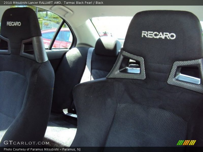 Tarmac Black Pearl / Black 2010 Mitsubishi Lancer RALLIART AWD
