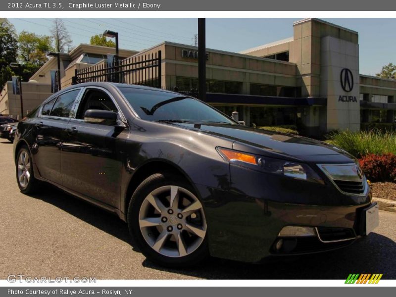 Graphite Luster Metallic / Ebony 2012 Acura TL 3.5