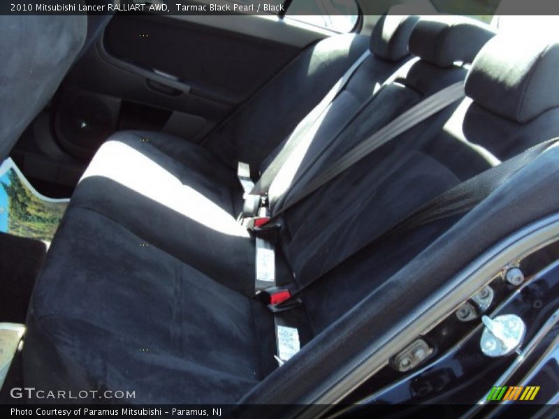 Tarmac Black Pearl / Black 2010 Mitsubishi Lancer RALLIART AWD