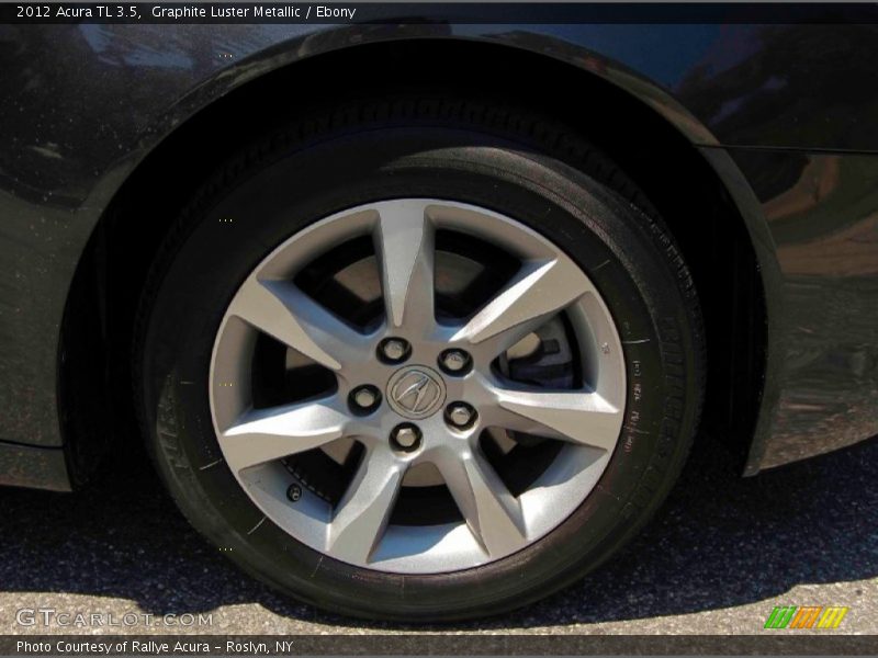 Graphite Luster Metallic / Ebony 2012 Acura TL 3.5