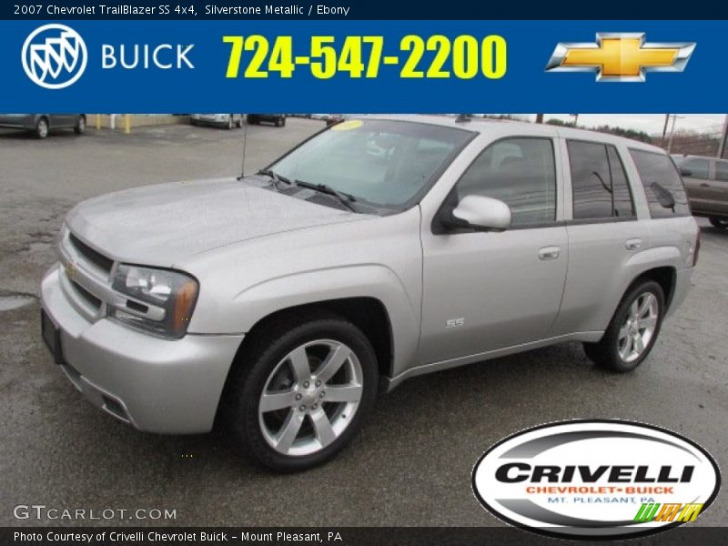 Silverstone Metallic / Ebony 2007 Chevrolet TrailBlazer SS 4x4
