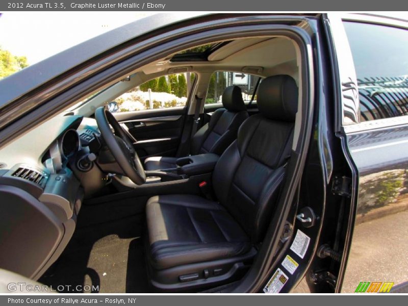 Graphite Luster Metallic / Ebony 2012 Acura TL 3.5