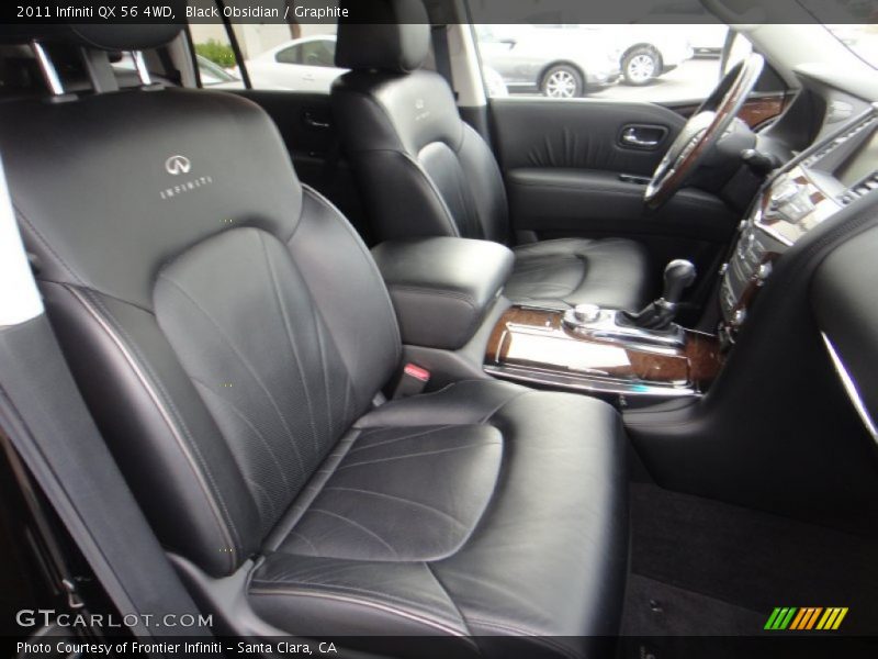 Black Obsidian / Graphite 2011 Infiniti QX 56 4WD
