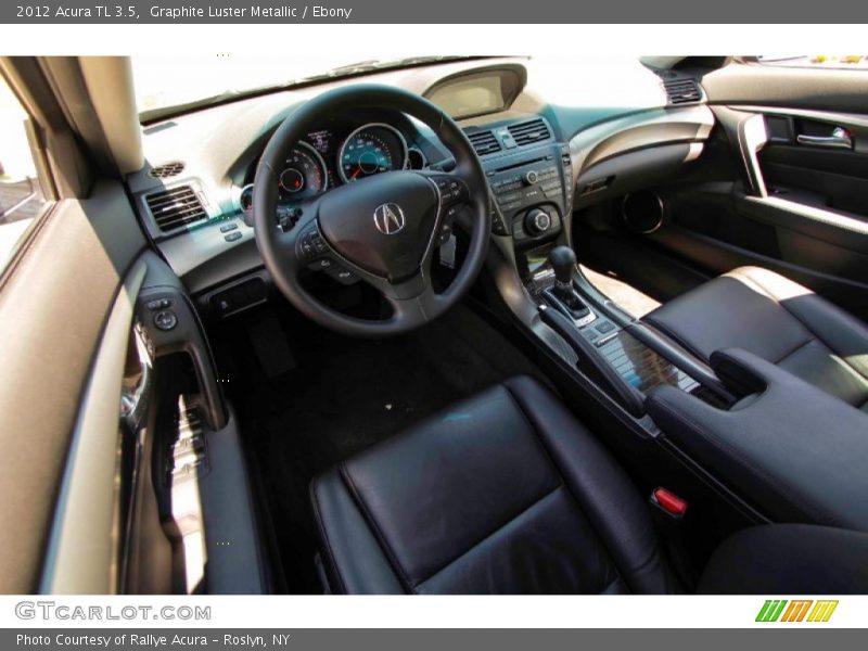 Graphite Luster Metallic / Ebony 2012 Acura TL 3.5