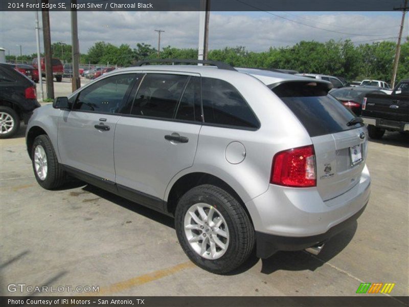 Ingot Silver / Charcoal Black 2014 Ford Edge SE