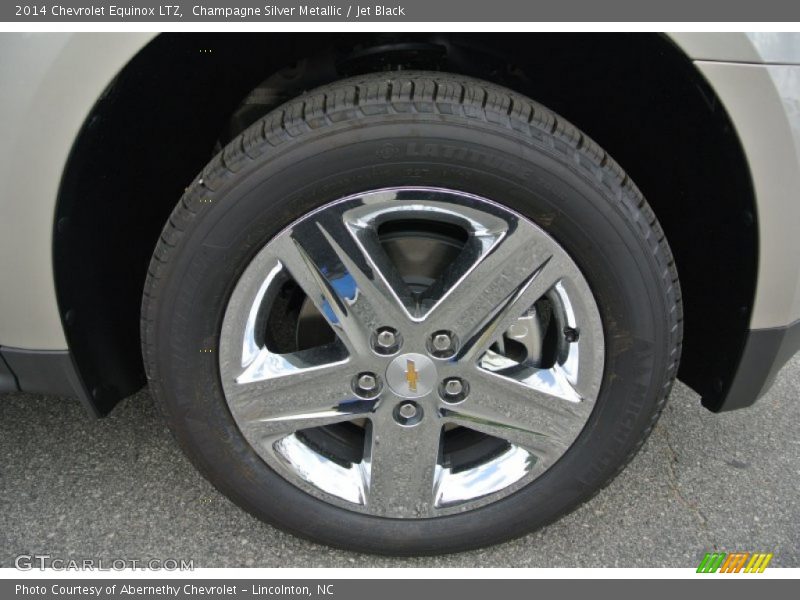 Champagne Silver Metallic / Jet Black 2014 Chevrolet Equinox LTZ