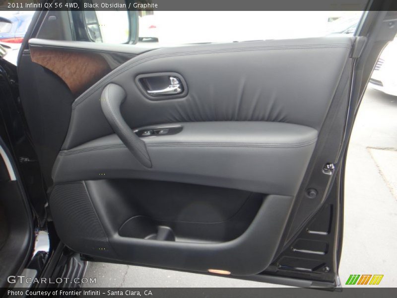 Black Obsidian / Graphite 2011 Infiniti QX 56 4WD