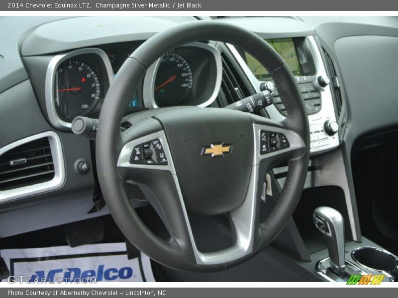 Champagne Silver Metallic / Jet Black 2014 Chevrolet Equinox LTZ