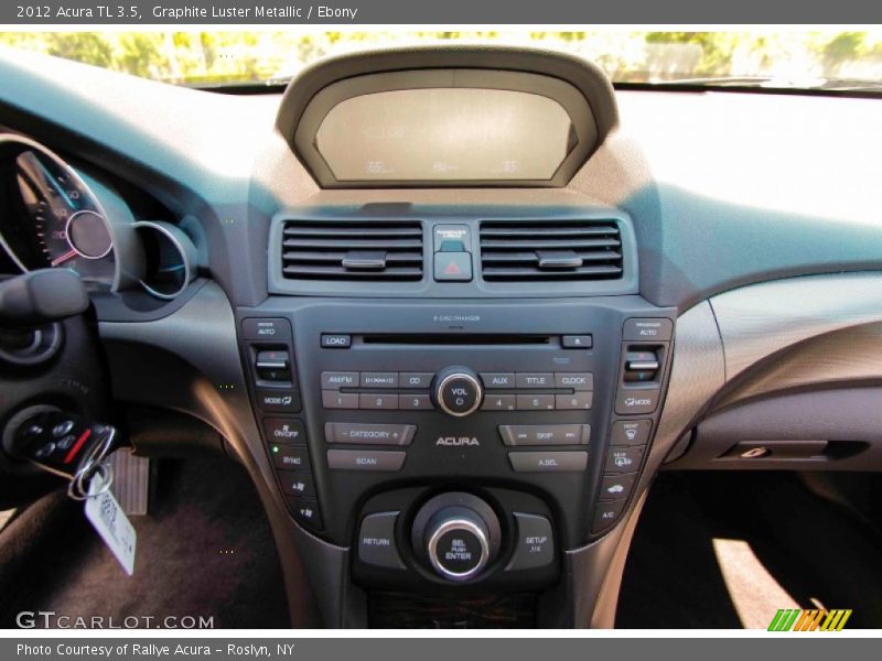 Graphite Luster Metallic / Ebony 2012 Acura TL 3.5