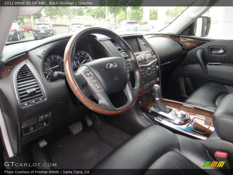 Black Obsidian / Graphite 2011 Infiniti QX 56 4WD