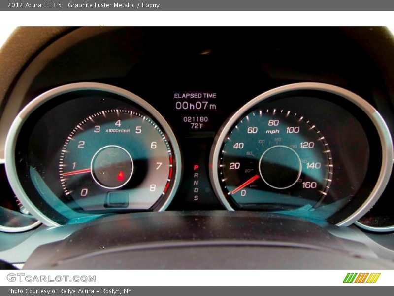 Graphite Luster Metallic / Ebony 2012 Acura TL 3.5