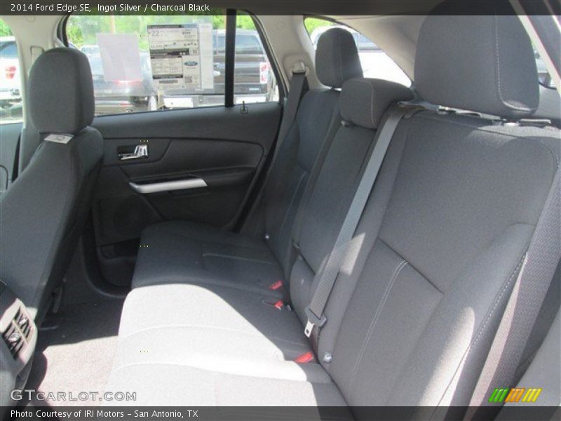 Ingot Silver / Charcoal Black 2014 Ford Edge SE