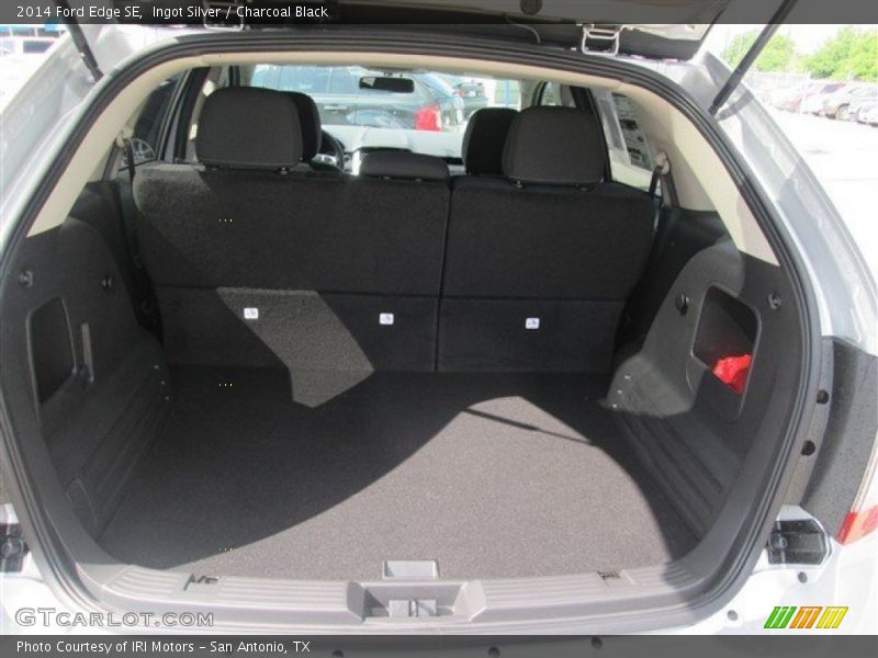 Ingot Silver / Charcoal Black 2014 Ford Edge SE
