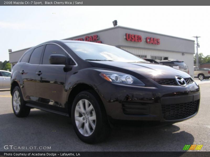 Black Cherry Mica / Sand 2008 Mazda CX-7 Sport