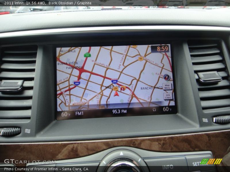 Black Obsidian / Graphite 2011 Infiniti QX 56 4WD