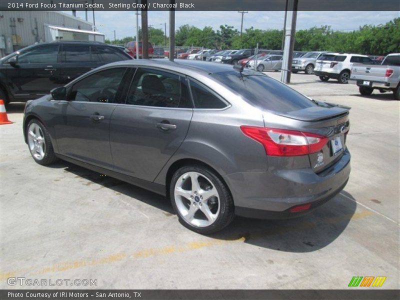 Sterling Gray / Charcoal Black 2014 Ford Focus Titanium Sedan
