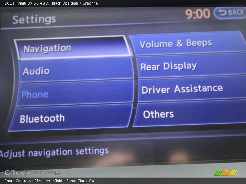 Black Obsidian / Graphite 2011 Infiniti QX 56 4WD