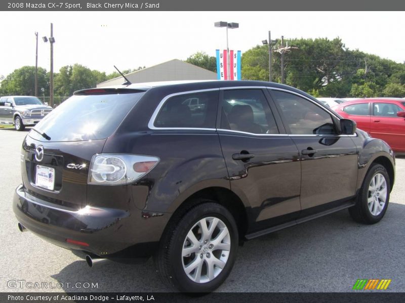 Black Cherry Mica / Sand 2008 Mazda CX-7 Sport