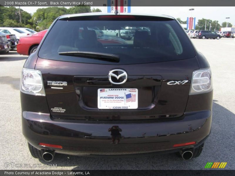 Black Cherry Mica / Sand 2008 Mazda CX-7 Sport