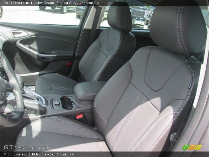 Sterling Gray / Charcoal Black 2014 Ford Focus Titanium Sedan