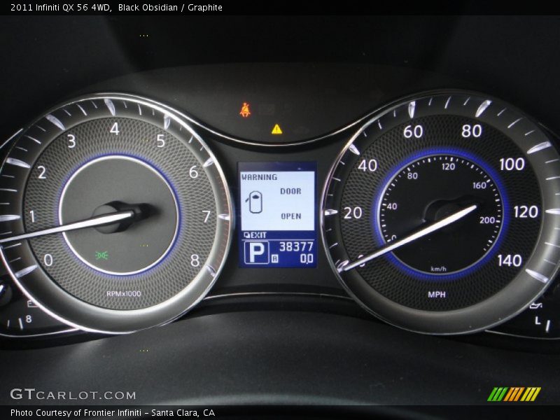 Black Obsidian / Graphite 2011 Infiniti QX 56 4WD